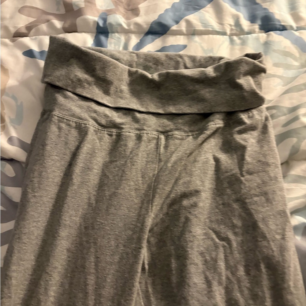 Aeropostale Heather Gray Fold-Over Pants